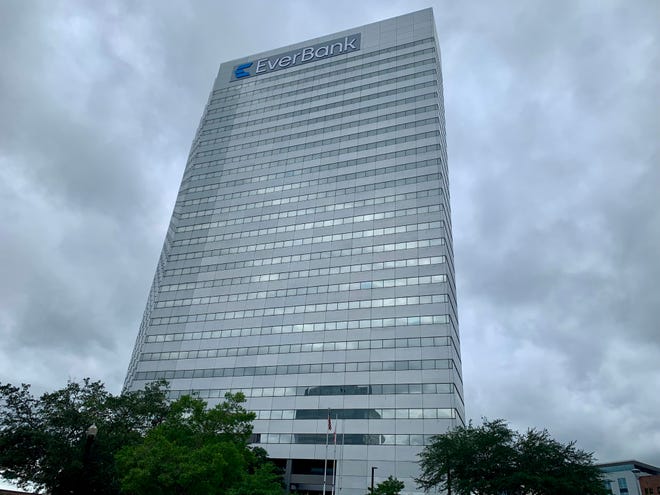 EverBank Center is a 30-story office tower in downtown Jacksonville.